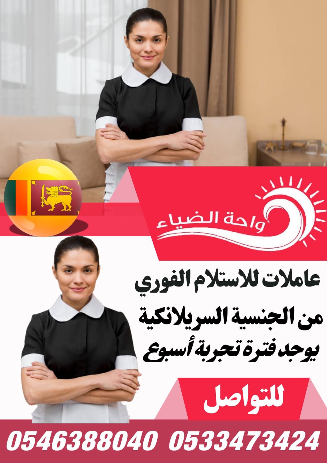 خادمات للتنازل من جميع الجنسيات